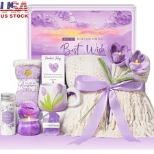 Luxury Self Care Gift Basket Women Birthday Spa Gifts Relaxation Care Package US