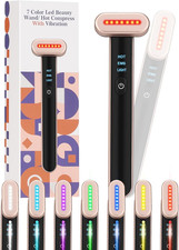 Acne Light Therapy Wand Red Light Therapy for Face Microcurrent Facial Device...