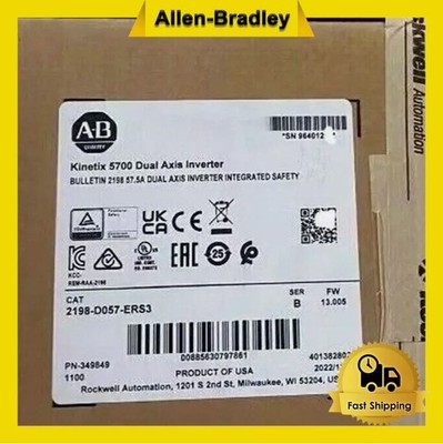 PLC AB 2198-D057-ERS3  Kinetix 5700 Dual Axis Inverter FREE SHIP NEW