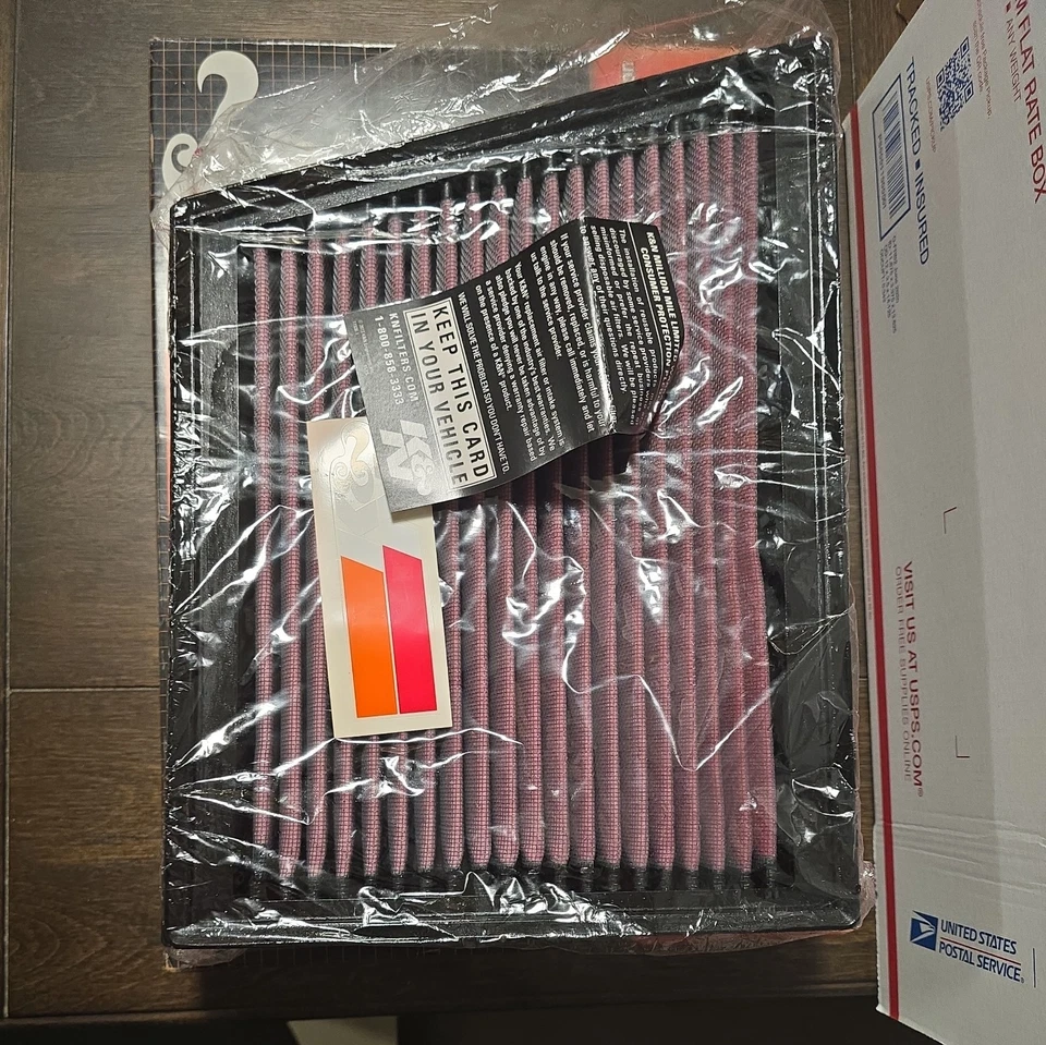 Filtro de aire K&N 33-2466 2011-2016 Chevy GMC Duramax diésel 2500 3500 KN 6,6 L V8 Foto 2 de 4