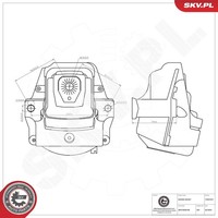 Esen Skv Lagerung, Motor Links FüR Audi