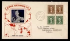 DR WHO 1937 CANADA FDC KGVI CORONATION COMBO R66999
