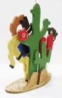 Emgee Hawaii Bucking Bronco Cowboy Santa Claus Horse Wooden Wood TLC Ornament — photo 4
