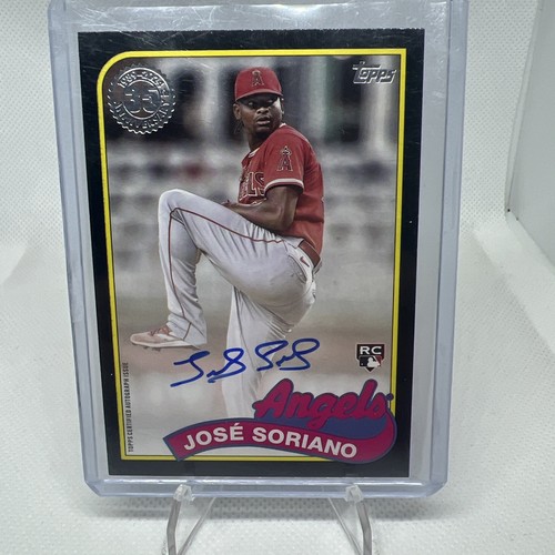 2024 Topps Update Jose Soriano 1989 Autographs Black /199 RC!