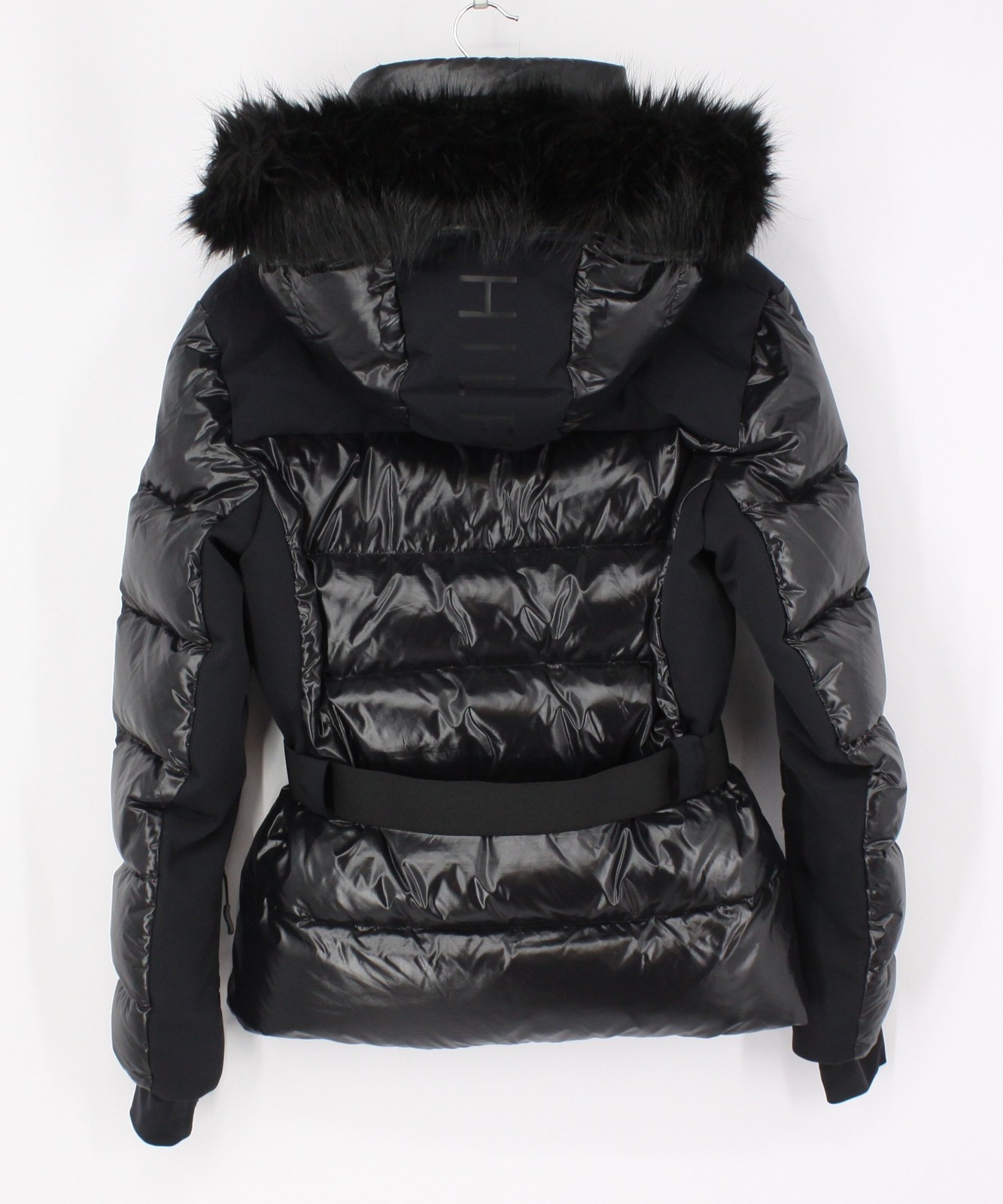 TOMMY HILFIGER ROSSIGNOL WOMENS SKI DOWN JACKET 40/L UK 12 JET BLACK RRP £695 IB image 3
