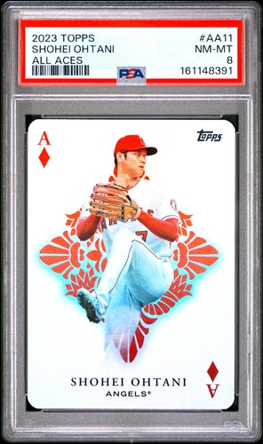2023 Topps Series 1 - All Aces Shohei Ohtani #AA-11 PSA 8!!!