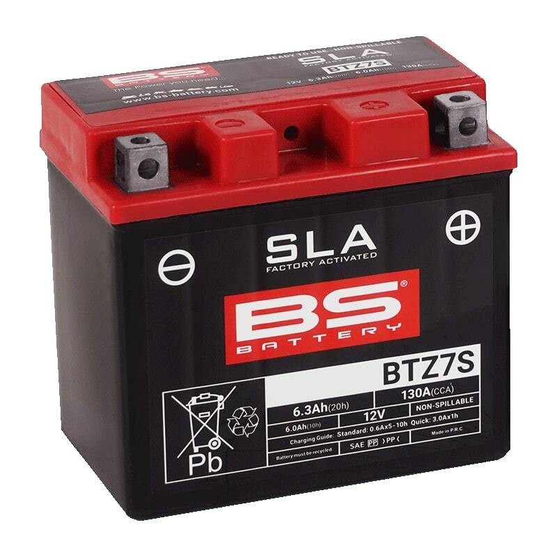 Batterie BTZ7S BS Battery SLA contre les pannes de démarrage en hiver