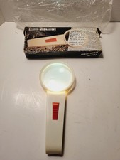 Vintage Magnifying Glass Hand Held Lighted FREE SHIPPING