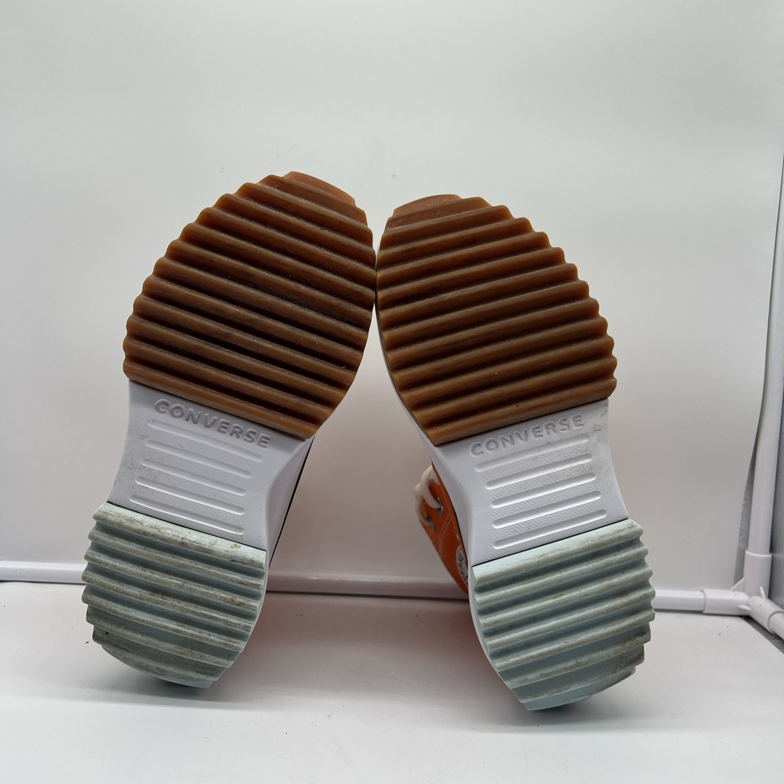 Converse Run Star Hike Trainers Womens Orange Platform Men’s 3 Women’s 4.5 Shoes thumbnail 6