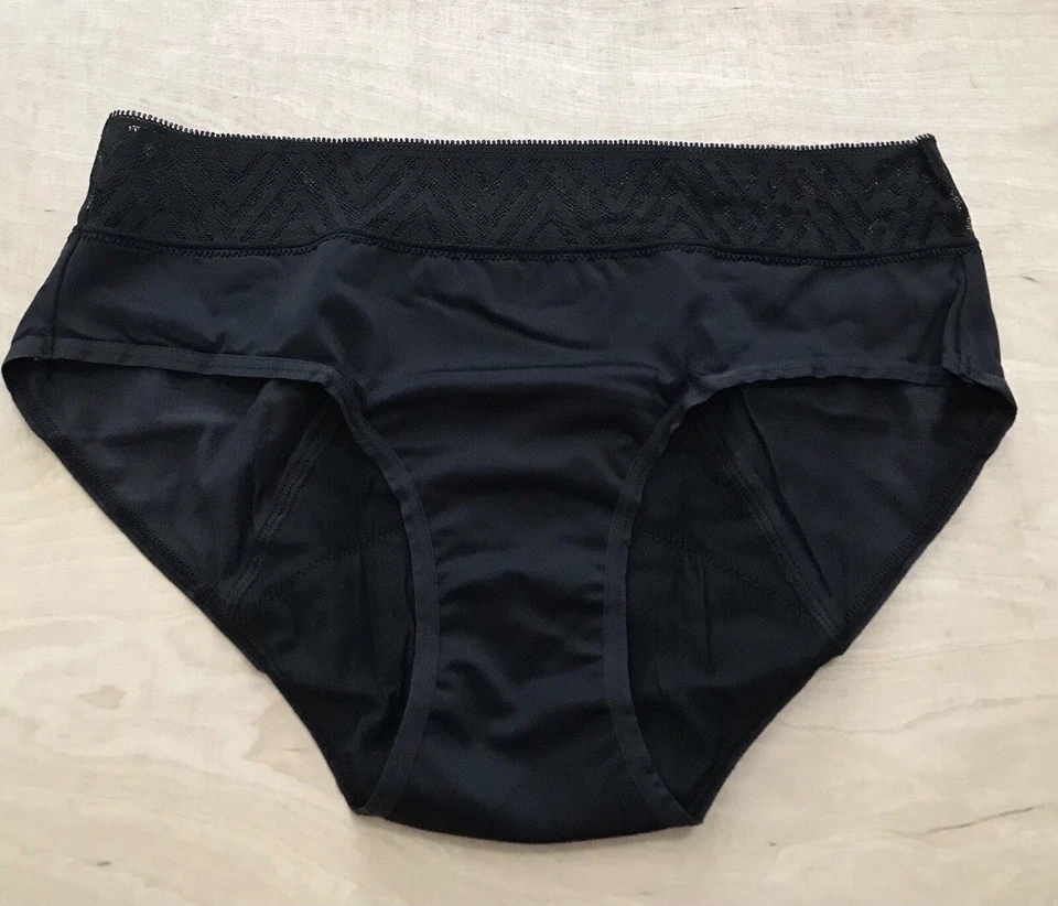 Thinx Hiphugger Leak Proof Period Panties Size M Black NWT - Image 2 of 4