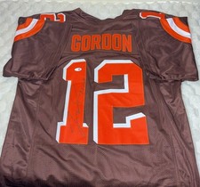 Josh Gordon Signed Cleveland Browns Jersey #12 W Beckett COA Men's