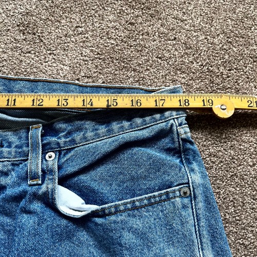 Polo Ralph Lauren Jeans Men's 34 X 32 Blue Denim Cotton 5-Pocket Straight Leg - Picture 12 of 16
