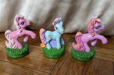Vintage My Little Pony Lot of 3 Hasbro Play Doh Stamp Figures 2004