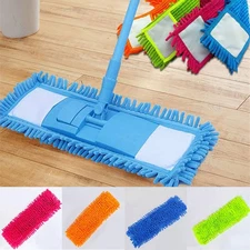 Microfibre Mop Extendable Cleaner Sweeper Wet Dry Replacement Wooden Floor