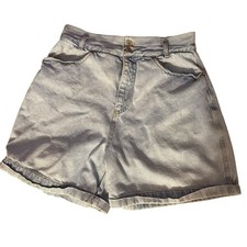 Vintage 1980  s Gitano Denim Blue Jean High Rise Mom Shorts Size 14
