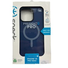 Speck Presidio 2 Pro Case for iPhone 15 Pro Max with MagSafe Blue