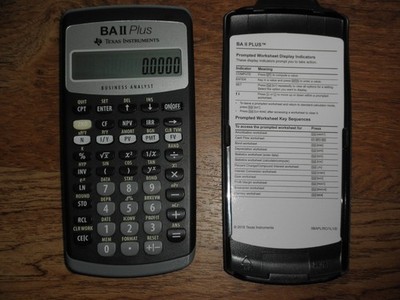 Texas Instruments BA2 Financial Calculator Business Analyst