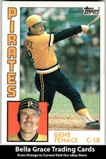 1984 Topps Gene Tenace #729 Pittsburgh Pirates  MLB Baseball 