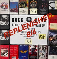 1 and UP ARENA ROCK VAN HALEN PINK FLOYD RUSH ZEP BUILD YOUR LOT CASSETTE TAPES