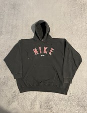 Vintage 90s Nike Center Swoosh Sellout Hoodie Size 2XL Black Made In USA