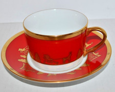 CHRISTIAN DIOR CUP & SAUCER ''JOYEUX NOEL ''