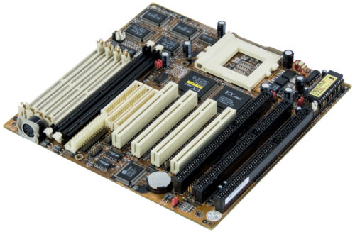 Carte Mère ELPINA MB-586TX Prise 7 2x Sdram 4x Simm 4x PCI 3x Isa - Bild 1 von 2