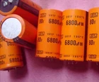 2 pcs United Chemicon 6800uF 80V electrolytic capacitor Vintage Sansui Pioneer