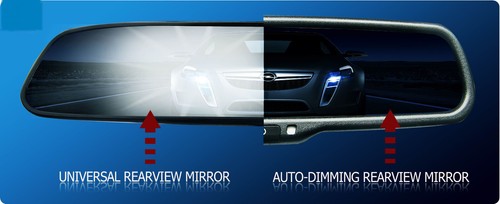 Auto dimming rear view mirror,fit Toyota,Ford,GM,Nissan,Jeep,Chevrolet,Honda - Picture 3 of 19