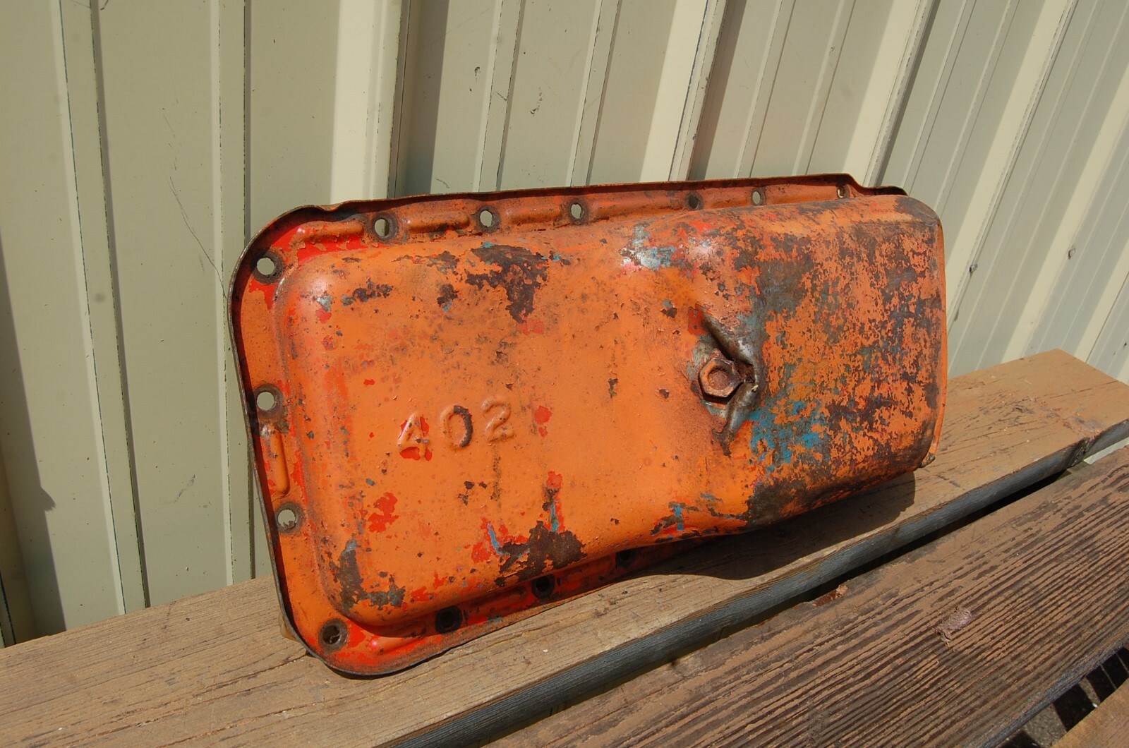 OEM Mopar 402 B E 383 440 Big Block Oil Pan, Road Runner Charger Cuda