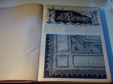 RACCOLTA RILEGATA DI 51 NUMERI DEL 1925 DELLA RIVISTA IL RICAMO LAVORI FEMMINILI