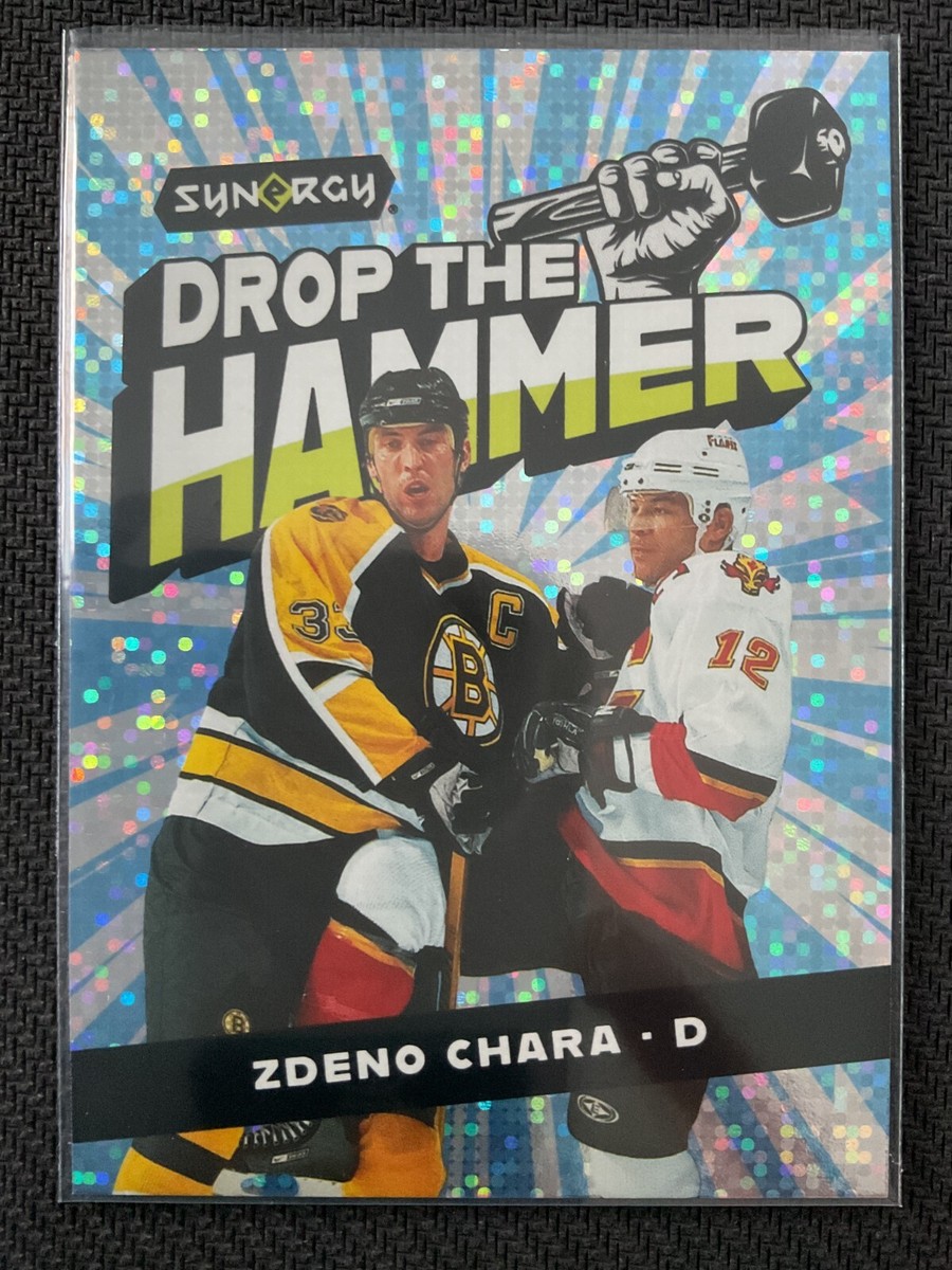 Zdeno Chara 2024-25 Upper Deck Synergy Drop The Hammer Insert Card