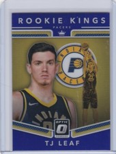 2017-18 Donruss Optic Kings Purple Prizm TJ Leaf Pacers RC Free Shipping READ