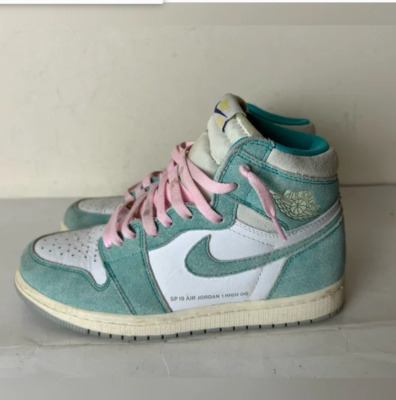 Nike Air Jordan 1 Retro OG High Turbo Green athletic shoes sneakers women size 7 | eBay