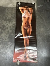 Exposed 1987 hot girl large door Poster water damage  C2622