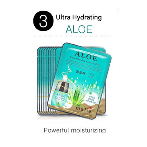 30PCS Facial Skin Care Face Mask Sheet Pack Essence Moisture Korea Cosmetics - Image 4 of 4