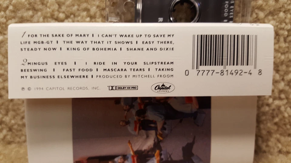 Vintage 1994 Cassette Tape Richard Thompson Mirror Blue Capitol Records Foto 3 de 4