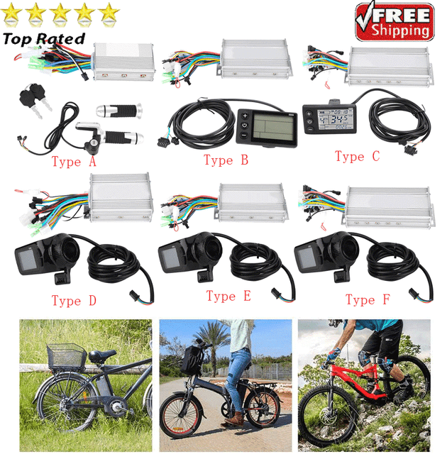 1000W E-bike Brushless Motor Controller LCD Panel for Electric Scooter 1000W E-bike Brushless Motor Controller LCD Panel for Electric Scooter