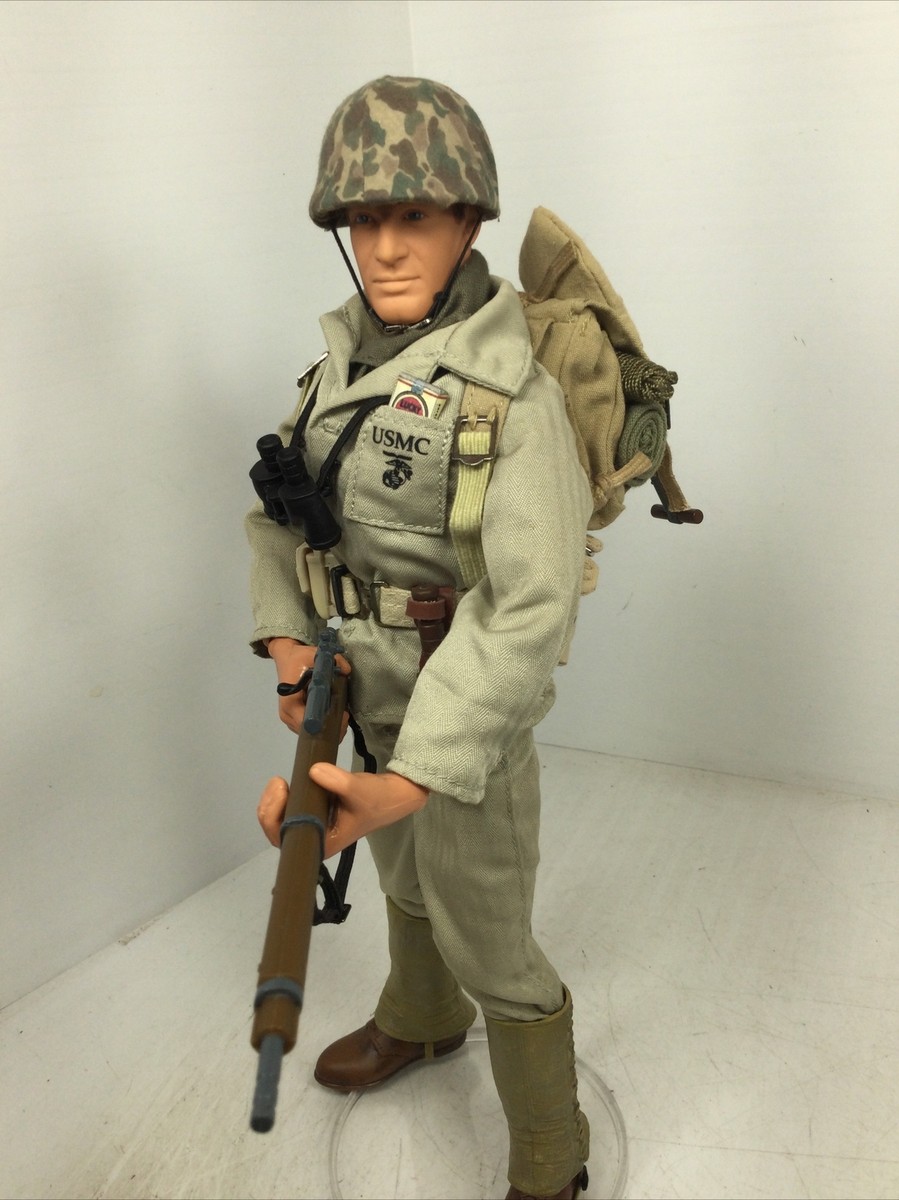 1/6 HASBRO GI JOE WW2 USMC MARINE SNIPER 1903 SPRINGFIELD + CIG'S
