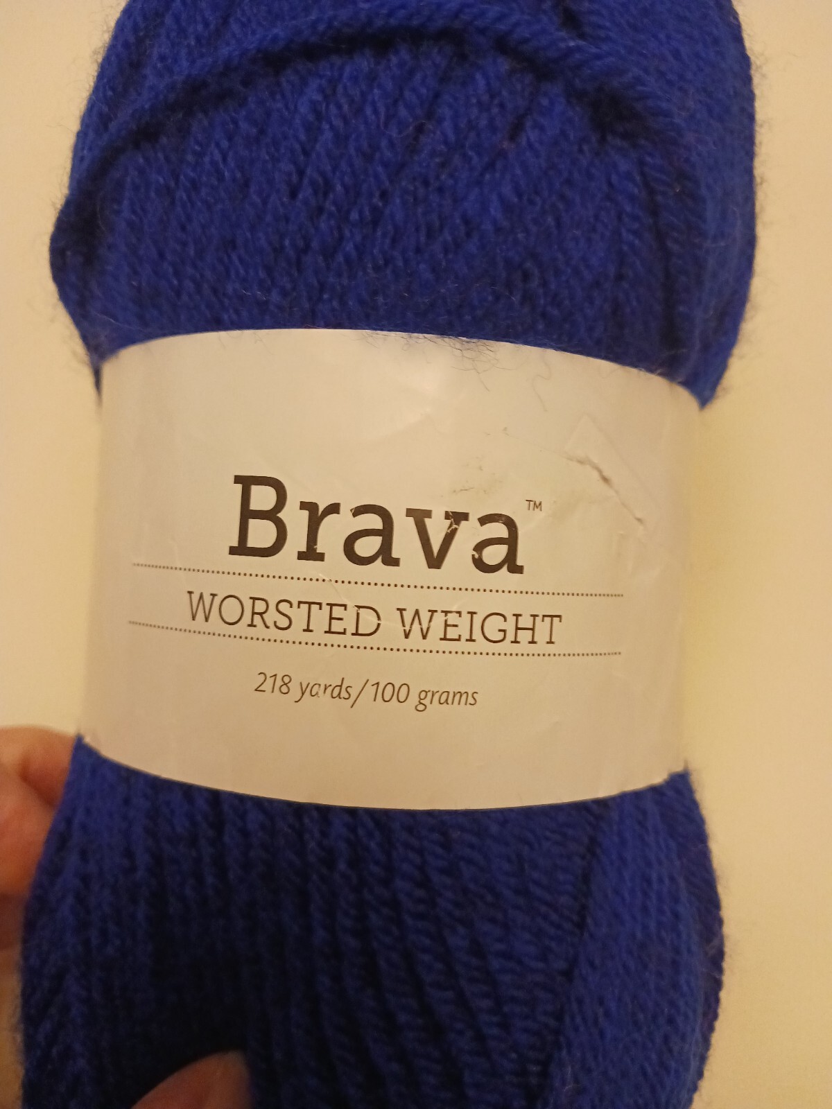 BRAVA 1 skein Worsted Weight blue "Celestial" 100 premium acrylic yarn