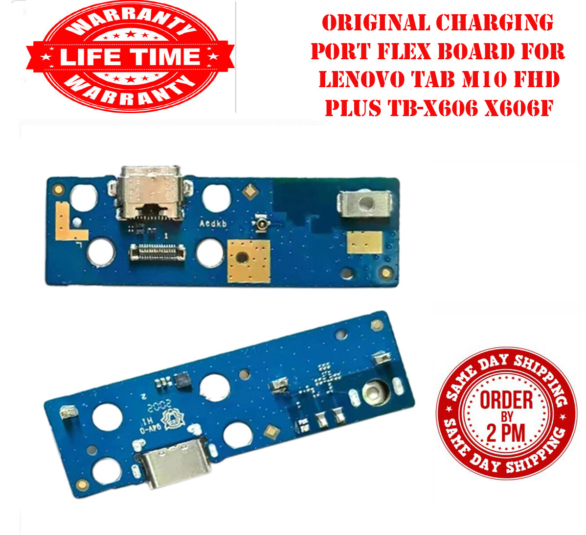 LENOVO TAB M10 FHD PLUS TB-X606 X606F CHARGING PORT CONNECTOR FLEX
