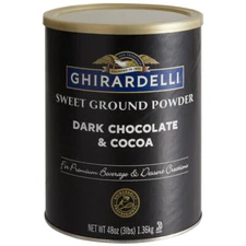 Ghirardelli 3 lb. Sweet Ground Dark Chocolate & Cocoa Powder  