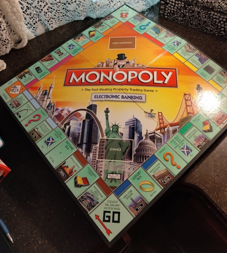 Monopoly Classic Board Game With Cat Token for parts missing eBay