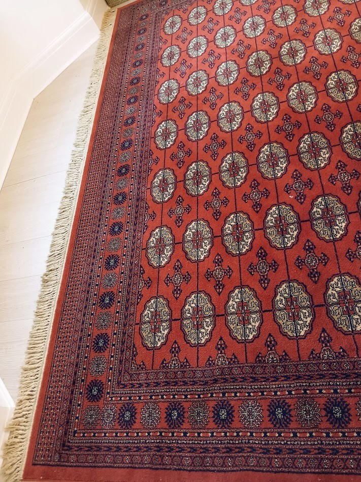 Rug 338x247cm LUXURY Afghan Bokhara John Lewis HANDMADE CARPETS 11.10x8