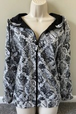 Victoria Se Ret- Snake Skin Print Zip-up Windbreaker Size-xs