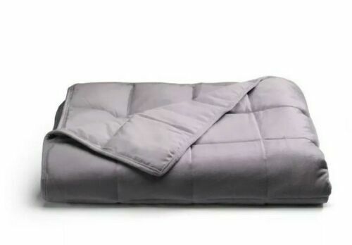 Tranquility 48" x 72" Essentials 12lbs Weighted Blanket Gray | eBay