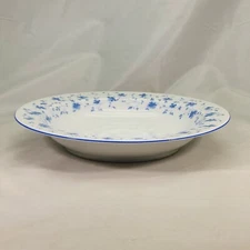 Arzberg Blue Flowers Large Rim Soup Bowl 9.25 in READ ME