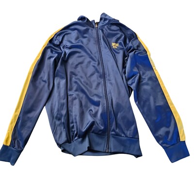 Men's Tapout Zip Up Track Jacket Large MMA UFC Royal Blue UK