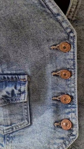Nicolle Miller Denim Vest - Video 1 of 1
