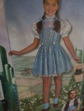 Girls THE WIZARD OF OZ DOROTHY Dress HALLOWEEN COSTUME Small 4-6 Rubies Sequin