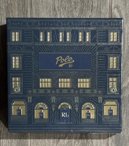 Ralph Lauren Polo Blue 67 Replacement Gift Box - Refillable Glass Bottle Storage